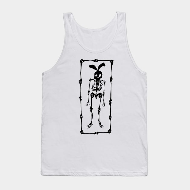 Skeleton Tank Top by Homeliker